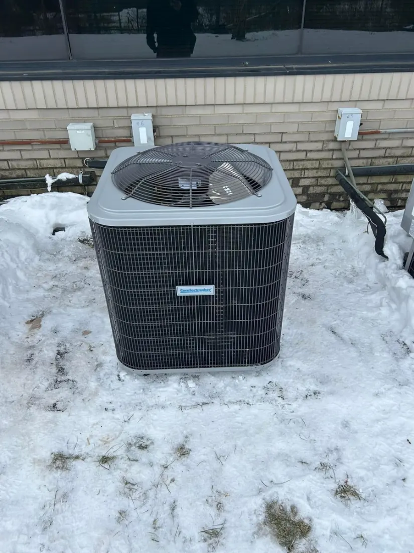 Heat pump running through an Ohio winter after a new install